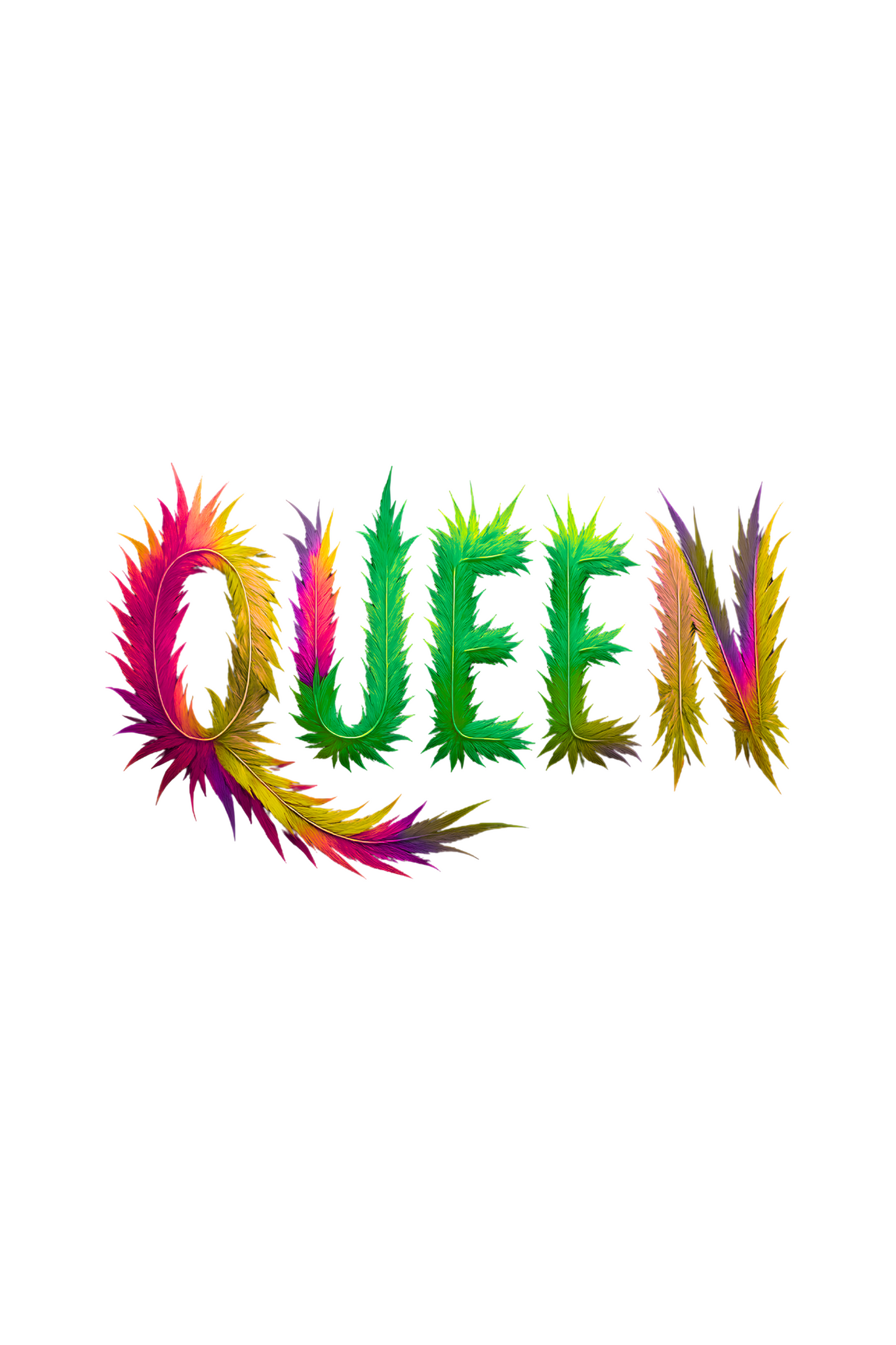 Queen Straight Feathers