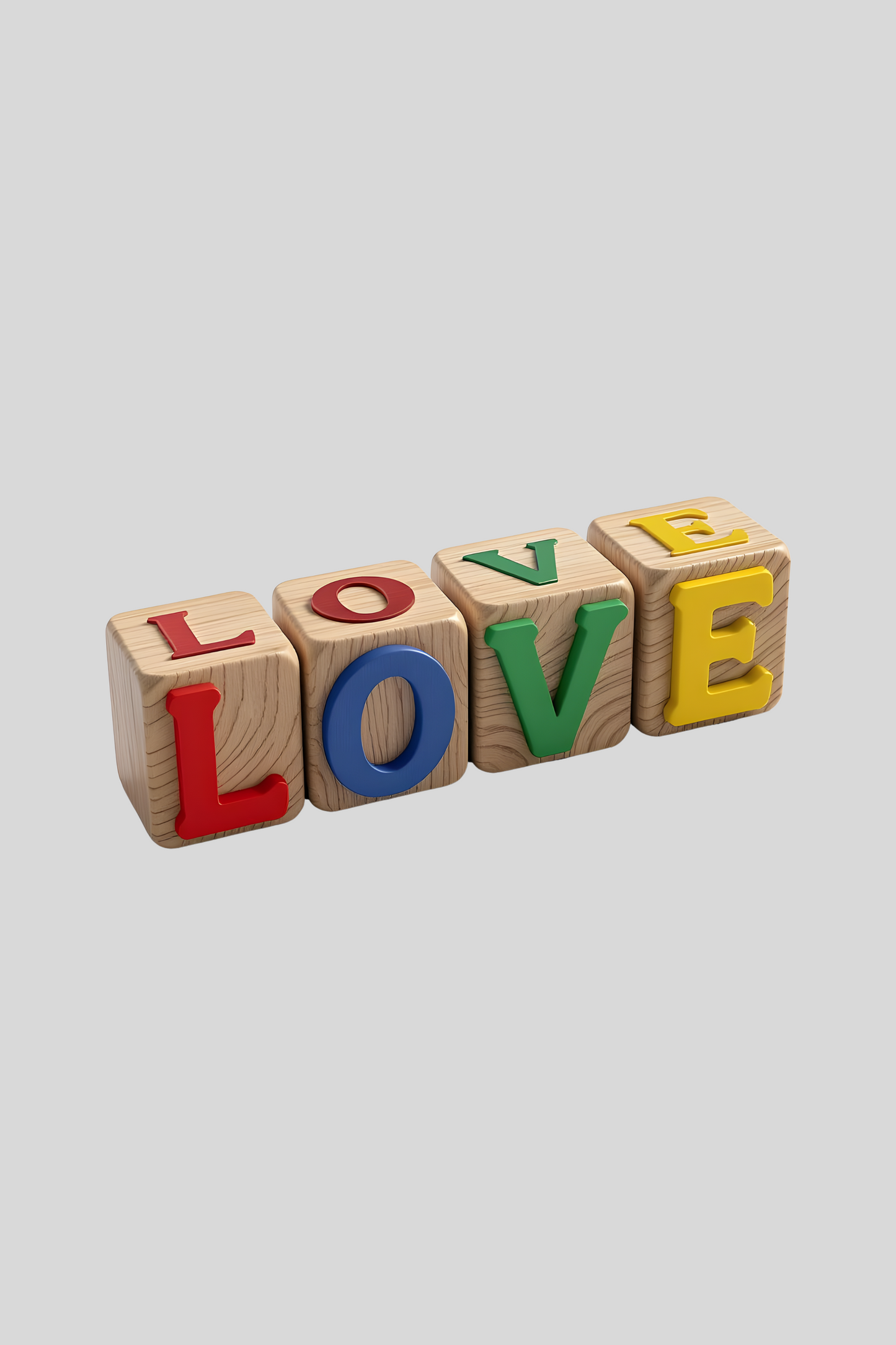 Wooden Love Cubes